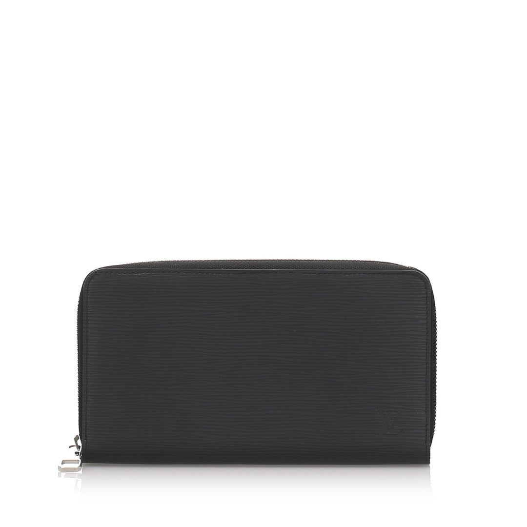 Pre-Loved Louis Vuitton Black Epi Leather Zippy Wallet France