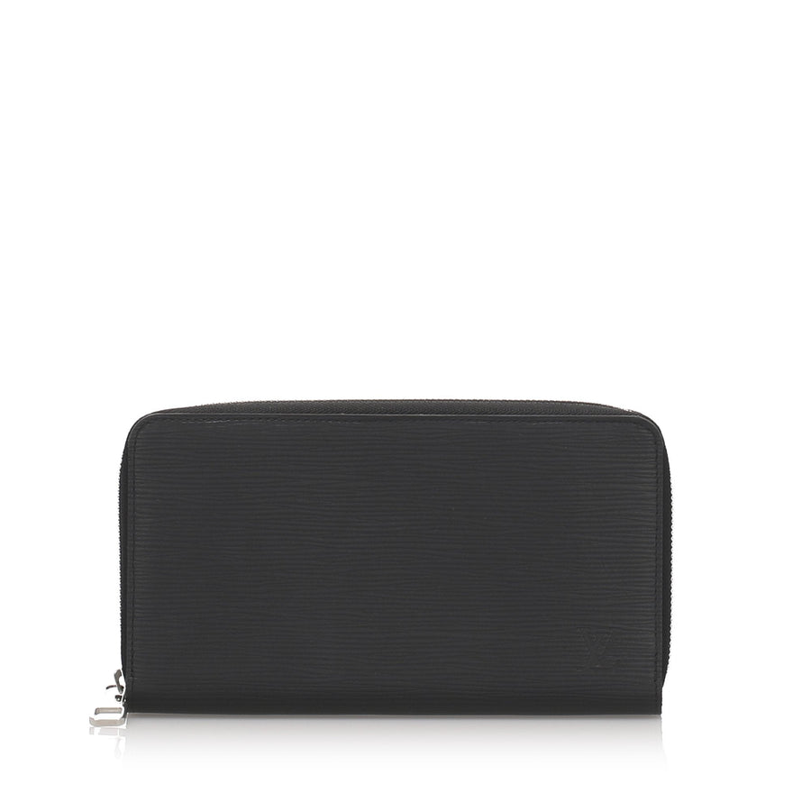 Pre-Loved Louis Vuitton Black Epi Leather Zippy Wallet France