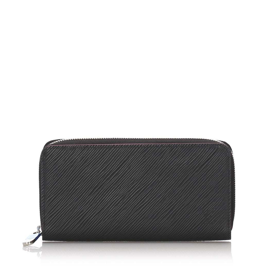 Pre-Loved Louis Vuitton Black Epi Leather Zippy Wallet France