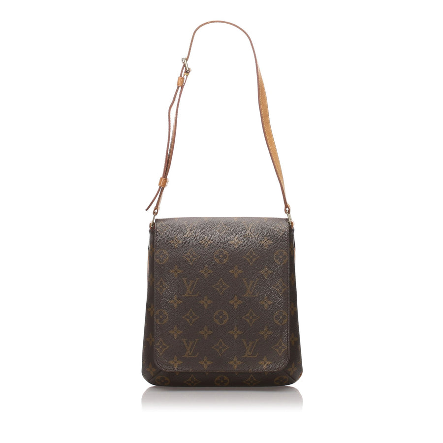 Pre-Loved Louis Vuitton Brown Monogram Musette Salsa Short Strap Spain