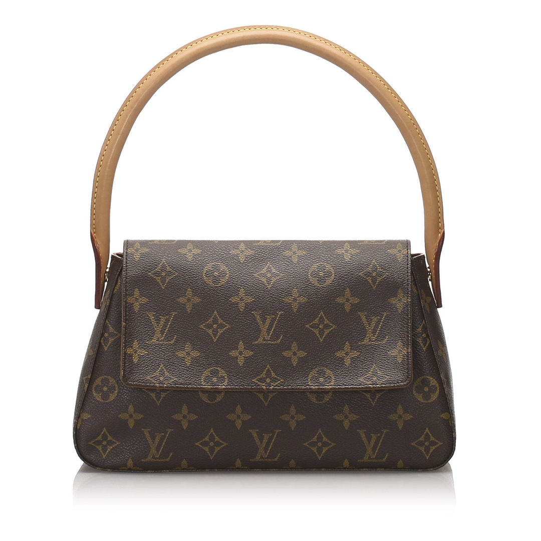 Pre-Loved Louis Vuitton Brown Monogram Canvas Looping Mini France