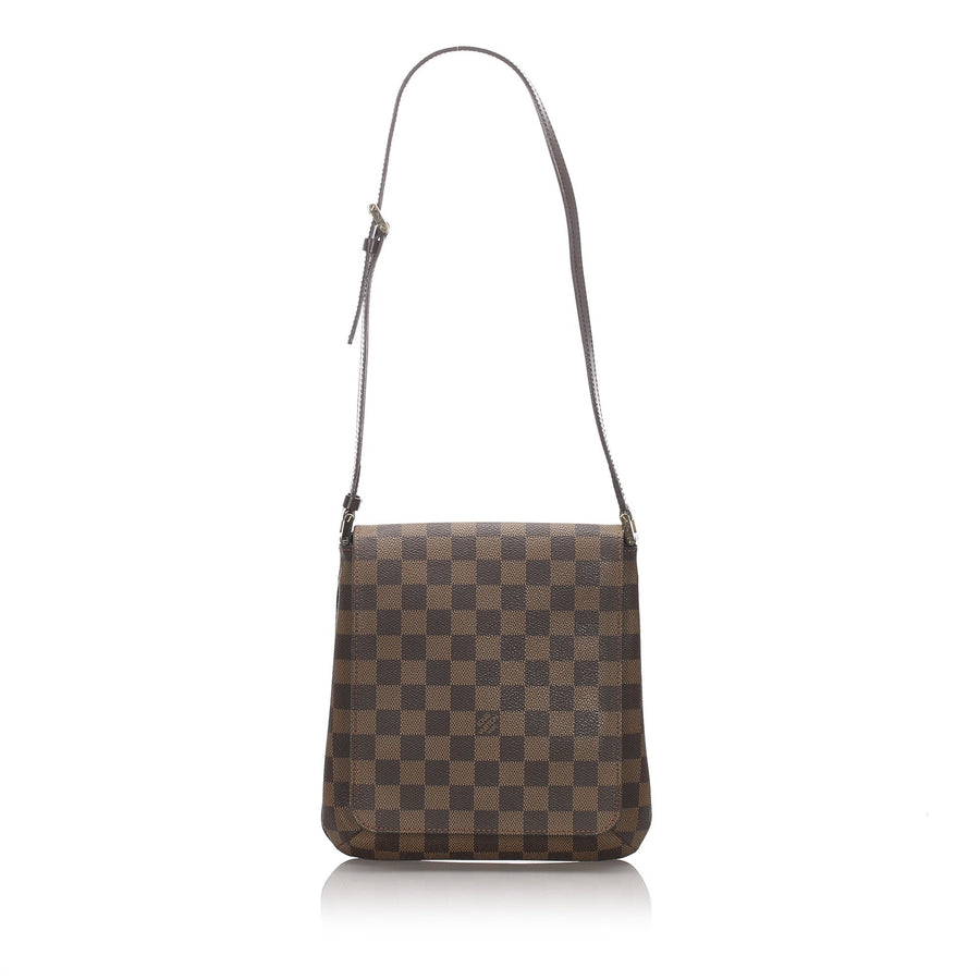 Pre-Loved Louis Vuitton Brown Damier Ebene Musette Salsa Short Strap Spain