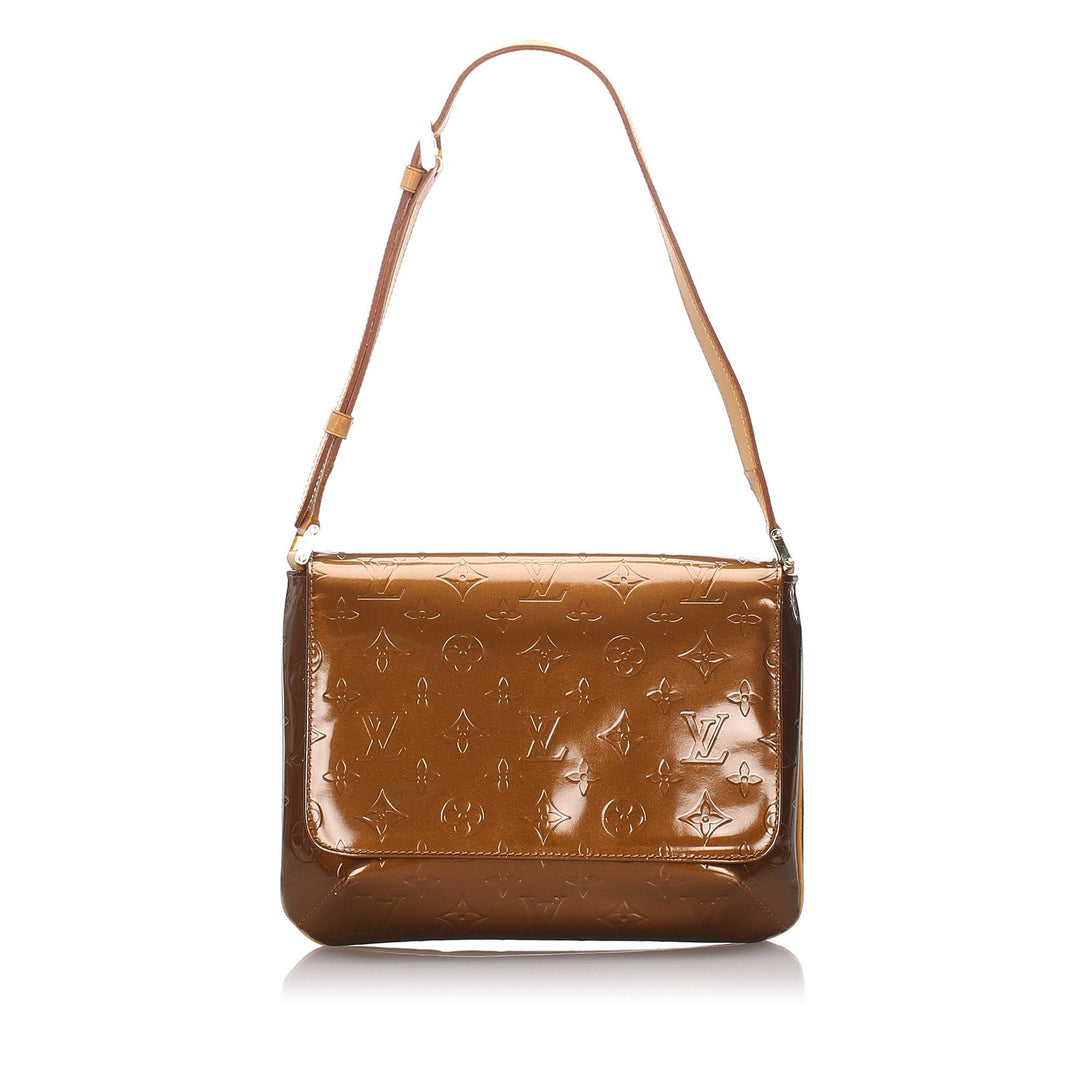 Pre-Loved Louis Vuitton Brown Vernis Thompson Street Spain