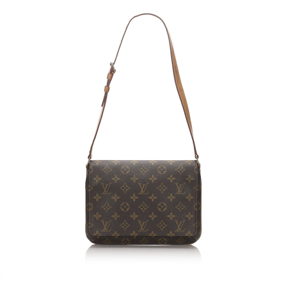 Pre-Loved Louis Vuitton Brown Monogram Musette Tango Short Strap France