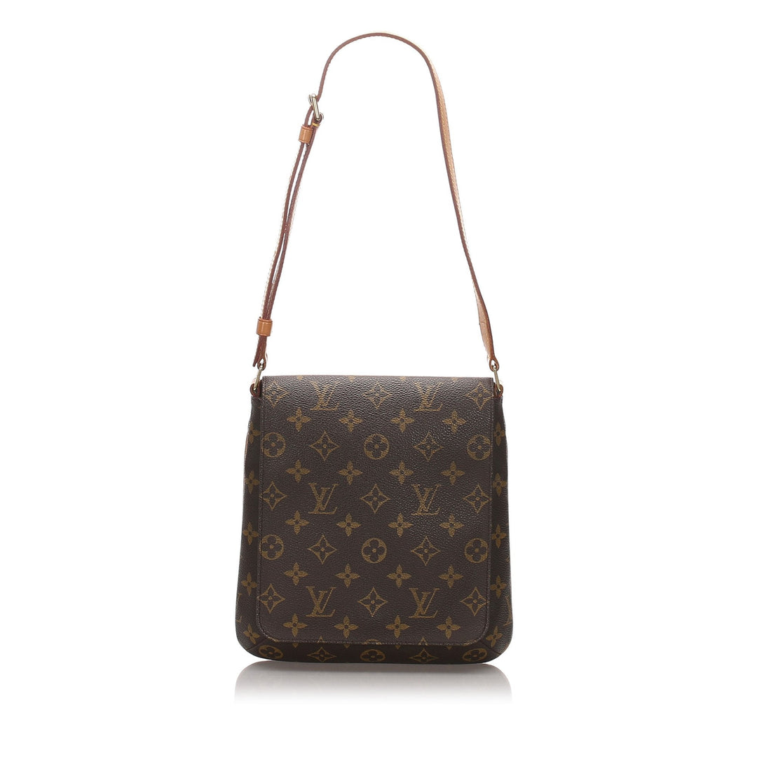 Pre-Loved Louis Vuitton Brown Monogram Musette Salsa Short Strap Spain