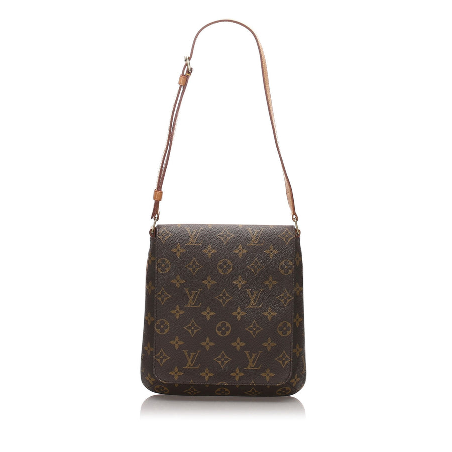 Pre-Loved Louis Vuitton Brown Monogram Musette Salsa Short Strap Spain