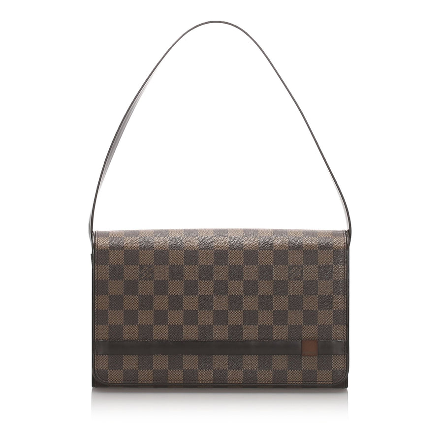 Pre-Loved Louis Vuitton Brown Damier Ebene Tribeca Long France