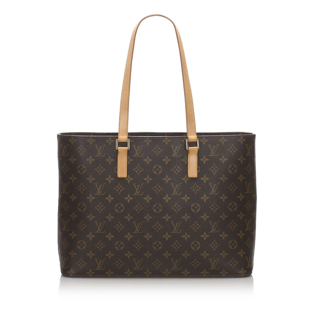 Pre-Loved Louis Vuitton Brown Monogram Canvas Luco Tote France