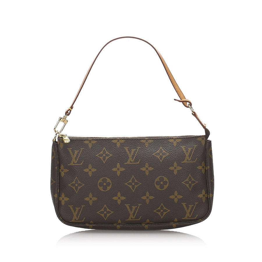 Pre-Loved Louis Vuitton Brown Monogram Pochette Accessoires France