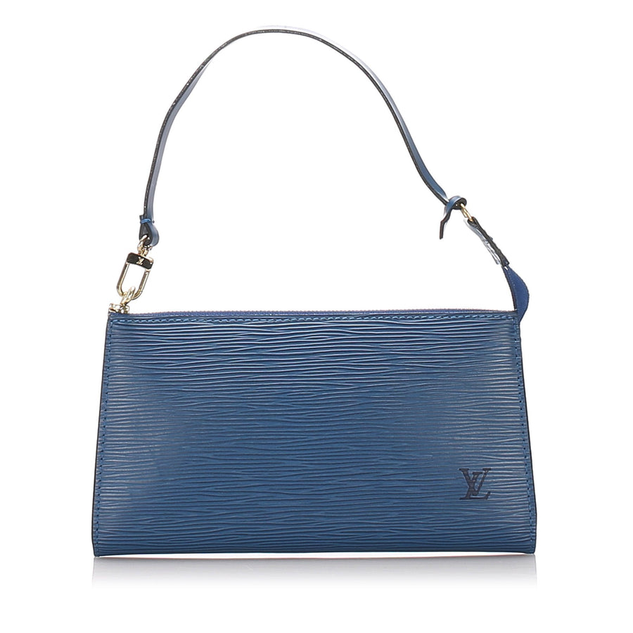 Pre-Loved Louis Vuitton Blue Epi Pochette Accessoires France