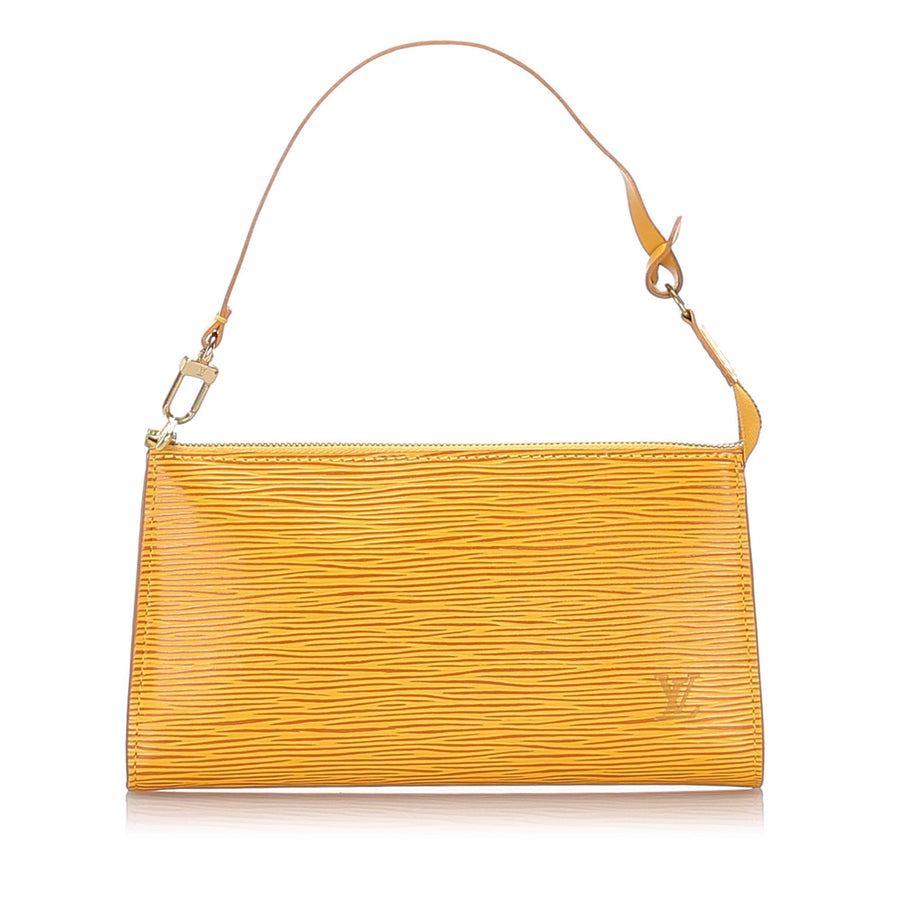 Pre-Loved Louis Vuitton Yellow Epi Leather Pochette Accessoires France
