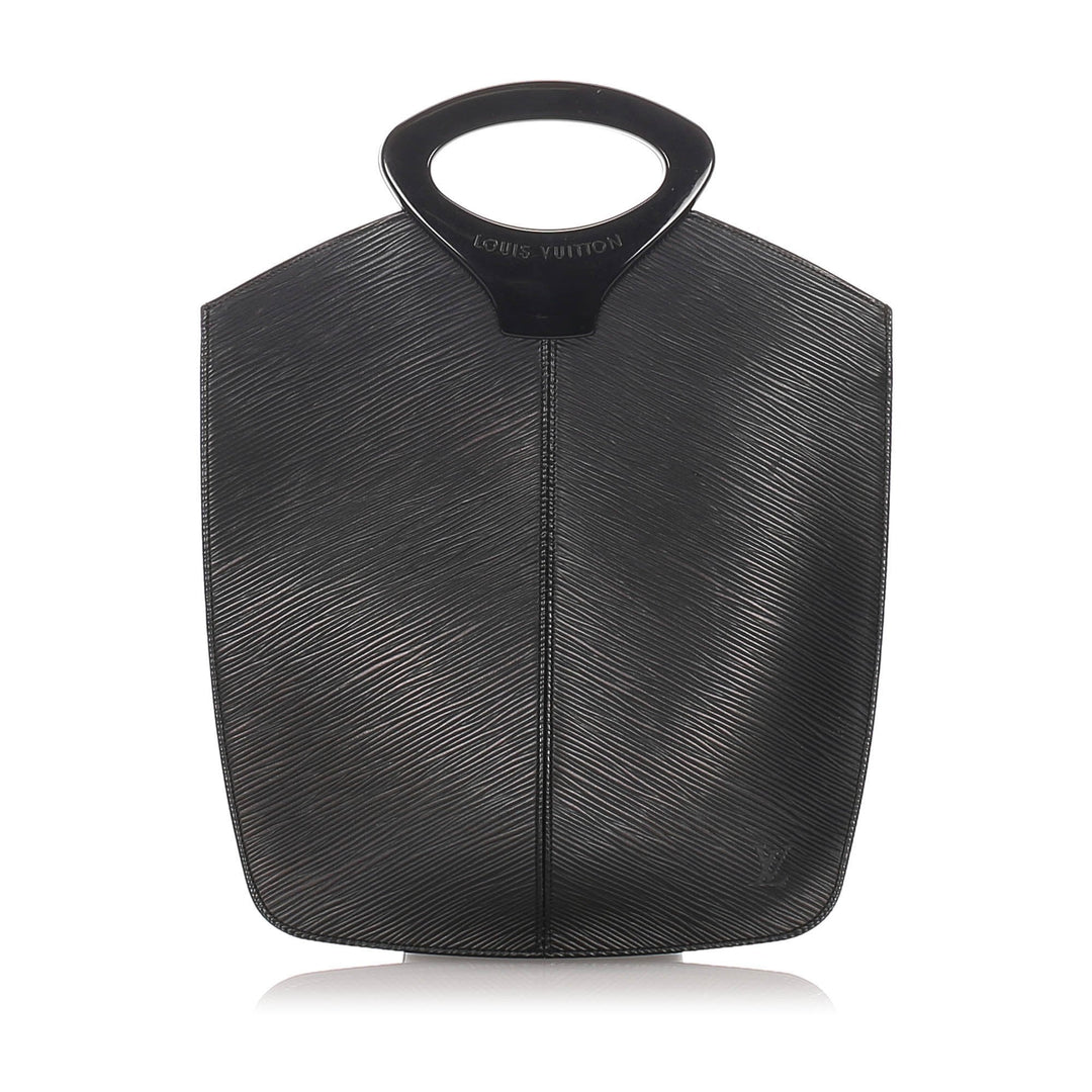 Pre-Loved Louis Vuitton Black Epi Leather Demi Lune France
