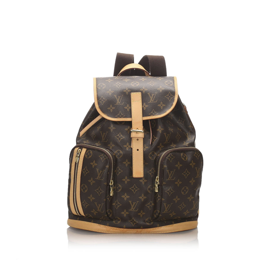 Pre-Loved Louis Vuitton Brown Monogram Sac a dos Bosphore France