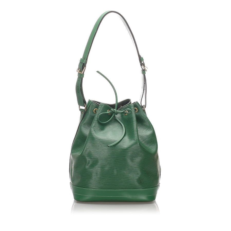 Pre-Loved Louis Vuitton Green Epi Leather Noe France