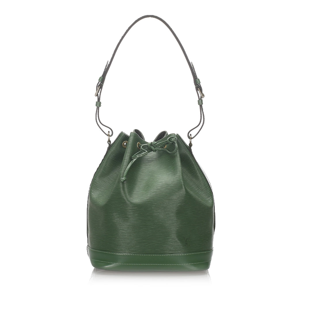 Pre-Loved Louis Vuitton Green Epi Leather Noe France
