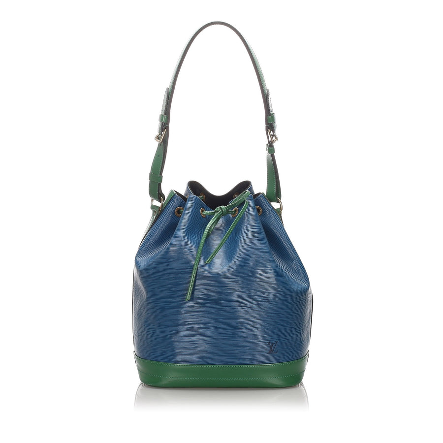 Pre-Loved Louis Vuitton Blue Epi Leather Bicolor Noe France