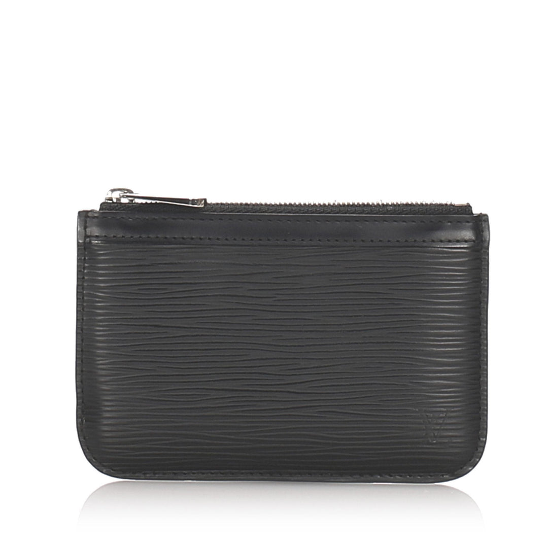 Pre-Loved Louis Vuitton Black Epi Leather Key Pouch Spain