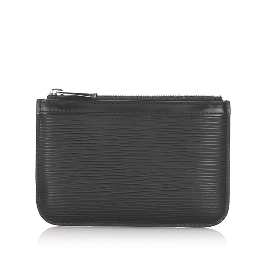 Pre-Loved Louis Vuitton Black Epi Leather Key Pouch Spain