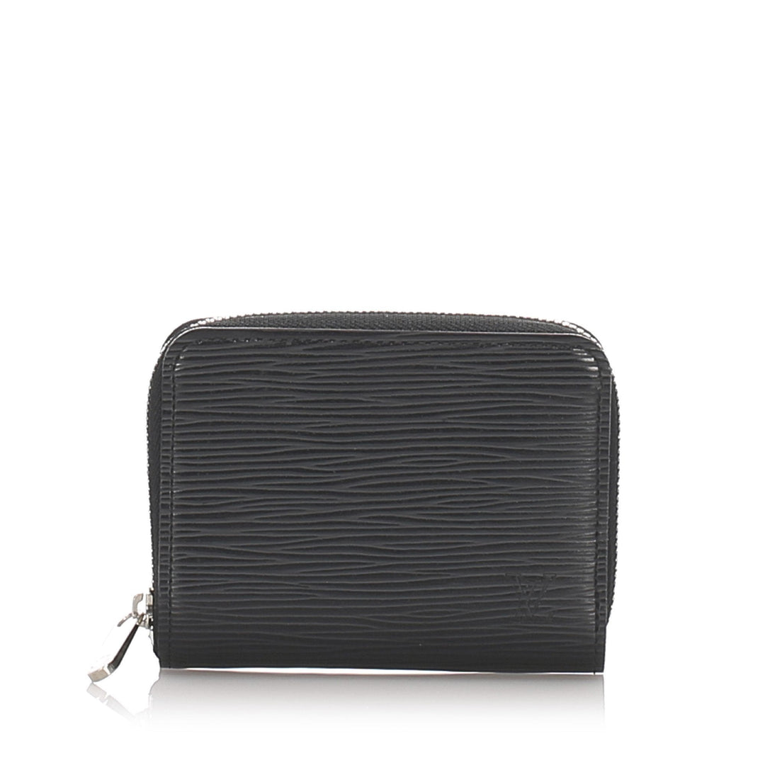 Pre-Loved Louis Vuitton Black Epi Leather Zippy Coin Purse France
