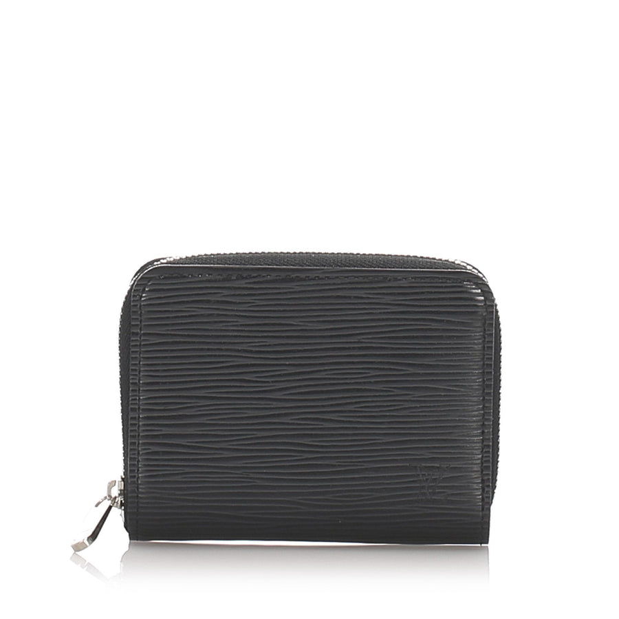 Pre-Loved Louis Vuitton Black Epi Leather Zippy Coin Purse France