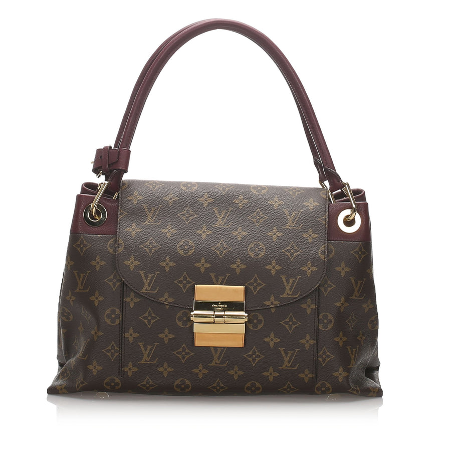 Pre-Loved Louis Vuitton Brown Monogram Canvas Olympe MM France
