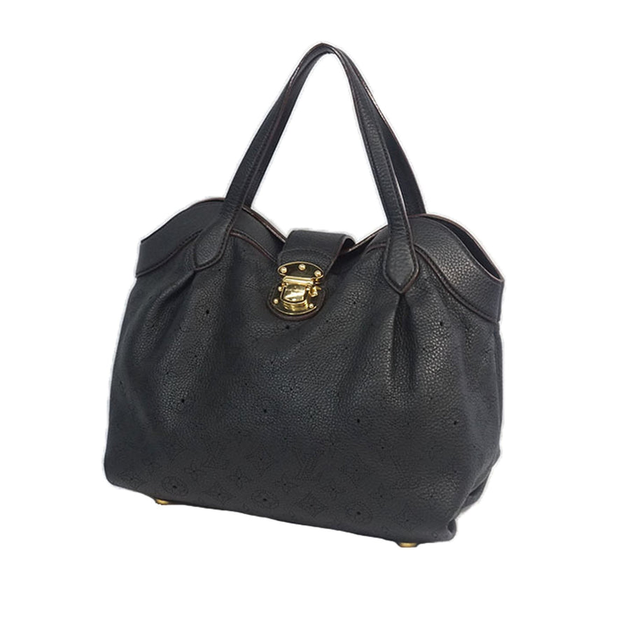 Pre-Loved Louis Vuitton Black Calf Leather Mahina Cirrus PM France