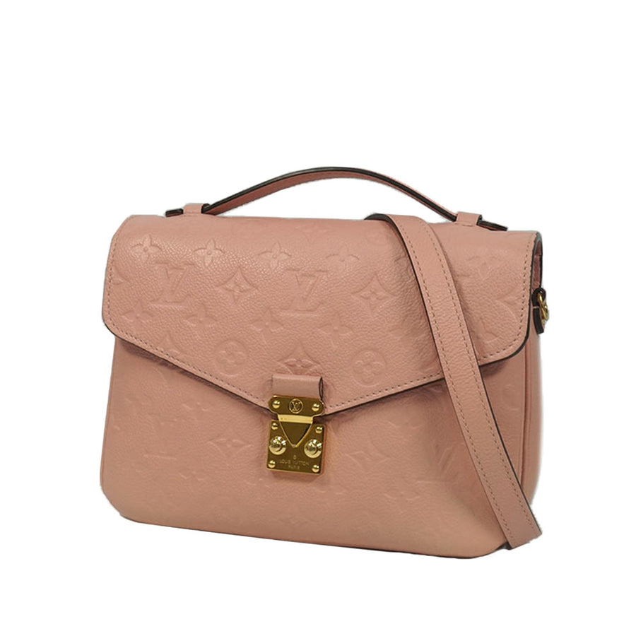 Pre-Loved Louis Vuitton Pink Monogram Empreinte Pochette Metis France