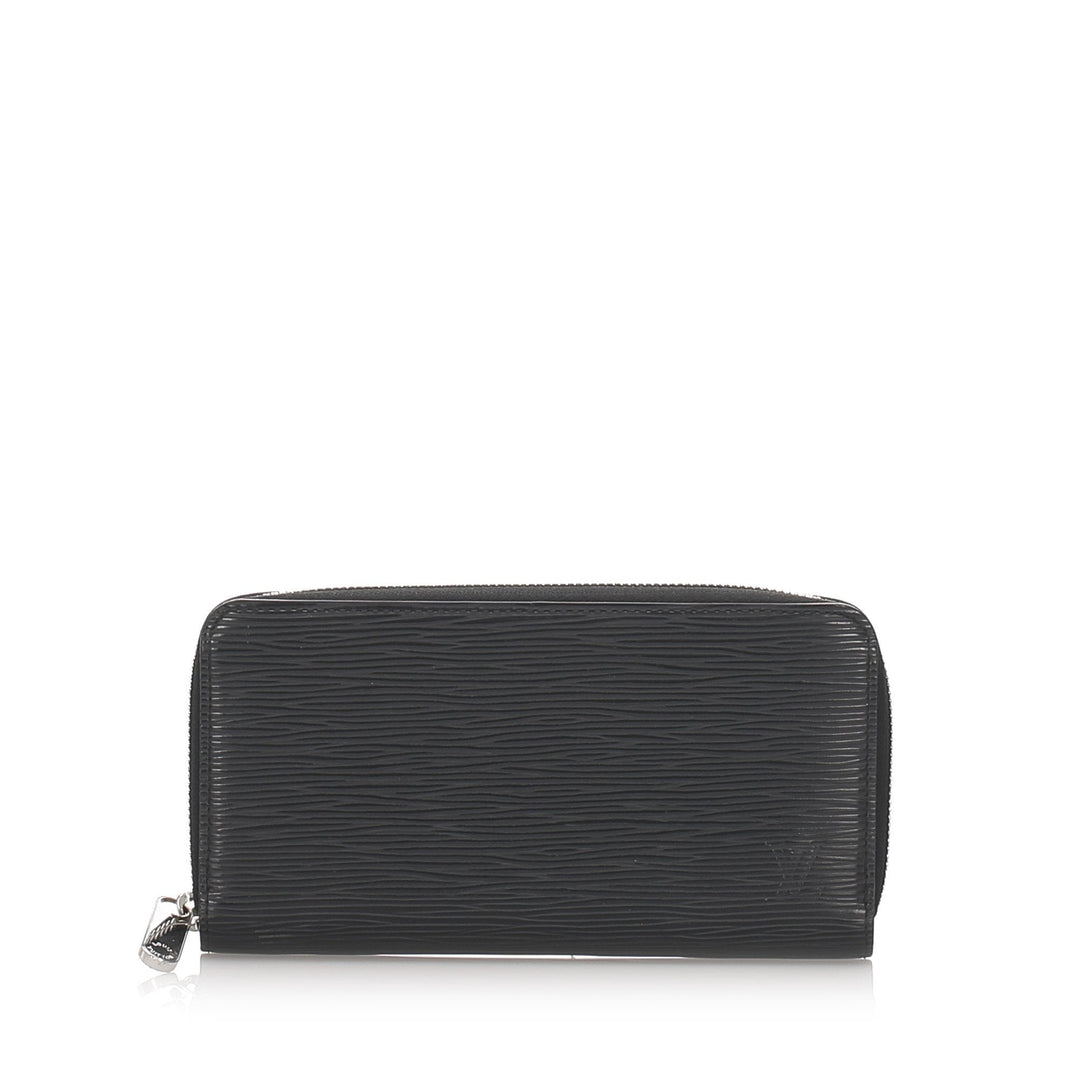 Pre-Loved Louis Vuitton Black Epi Leather Zippy Wallet Spain