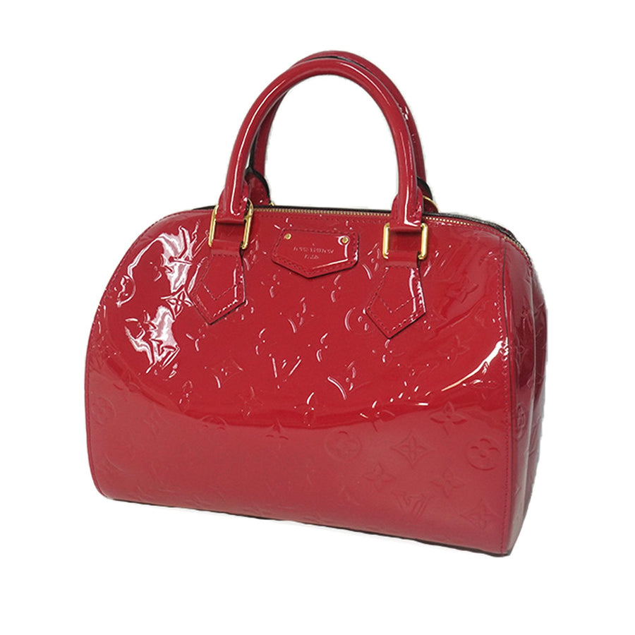 Pre-Loved Louis Vuitton Red Vernis Leather Montana France