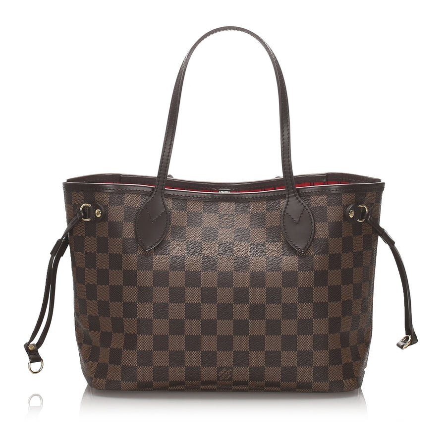 Pre-Loved Louis Vuitton Brown Damier Ebene Neverfull PM France
