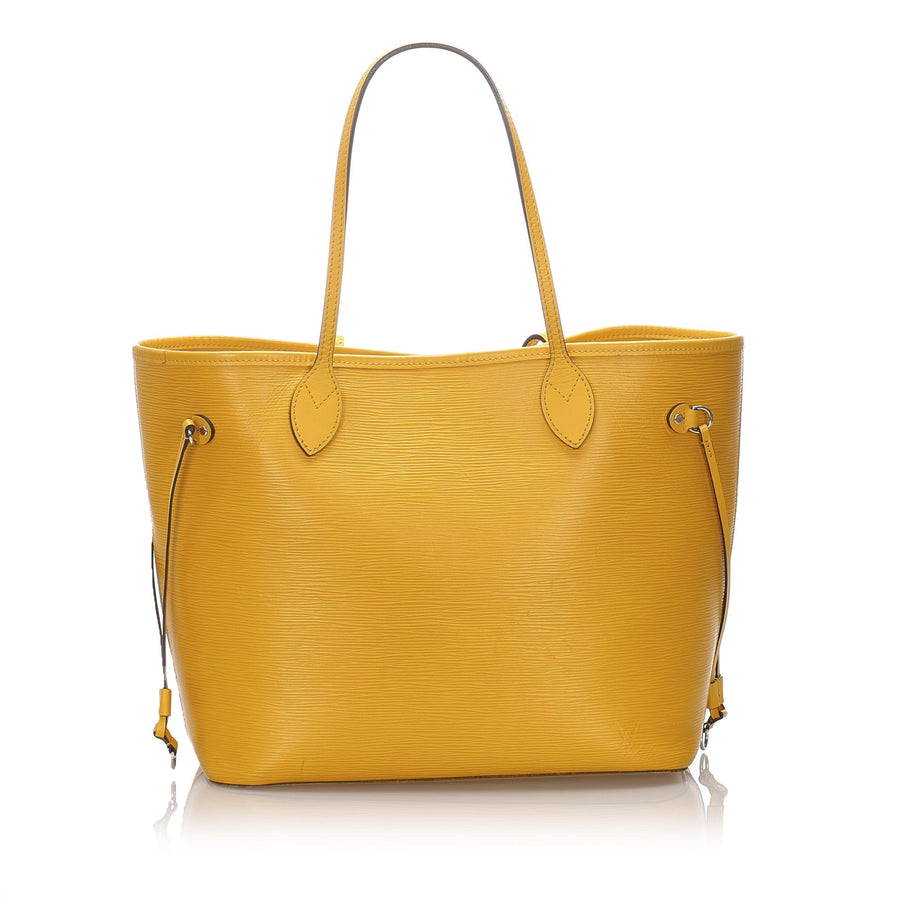 Pre-Loved Louis Vuitton Yellow Epi Leather Neverfull MM Spain