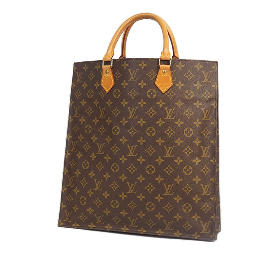 Pre-Loved Louis Vuitton Brown Monogram Canvas Sac Plat France