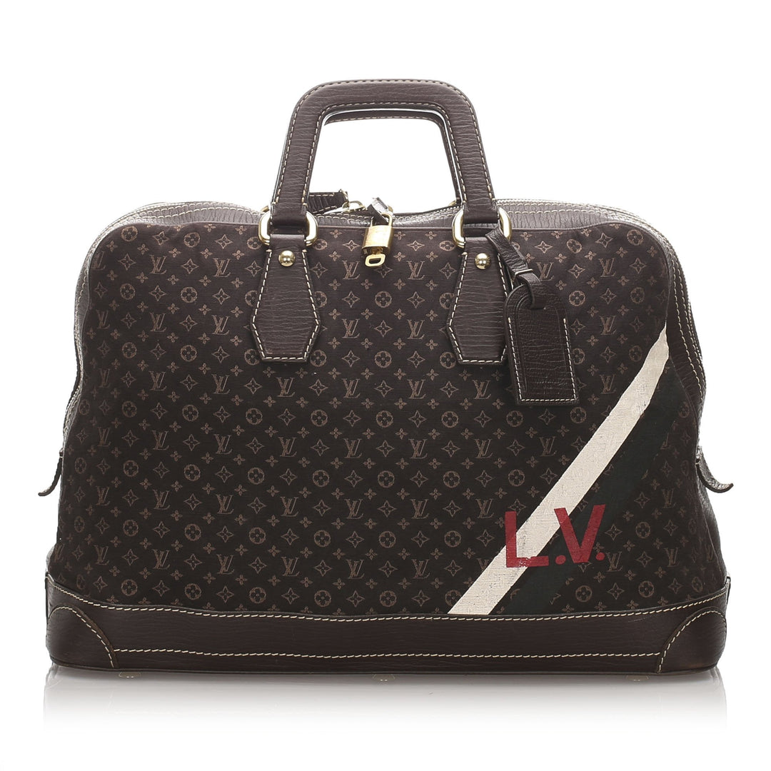 Pre-Loved Louis Vuitton Monogram Mini Lin Initiales Isfahan Travel Bag