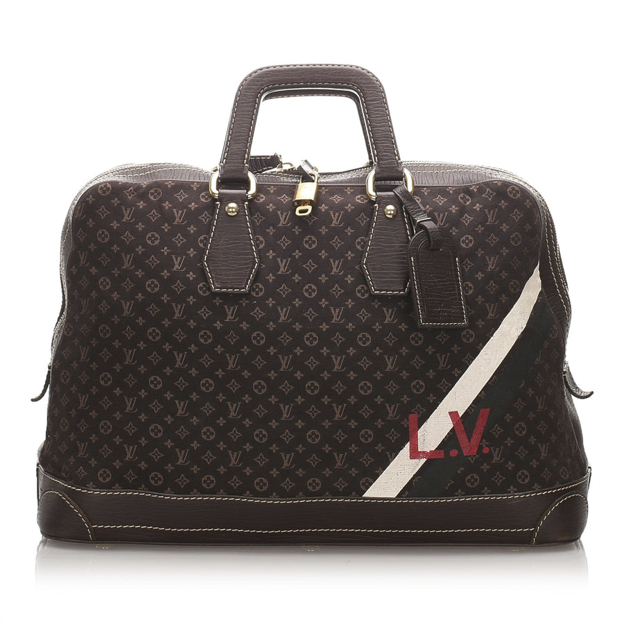 Pre-Loved Louis Vuitton Monogram Mini Lin Initiales Isfahan Travel Bag