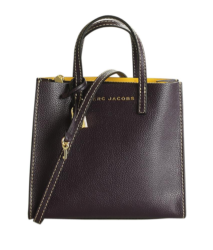 Marc Jacobs Mini Grind Purple Leather 2- Way Bag
