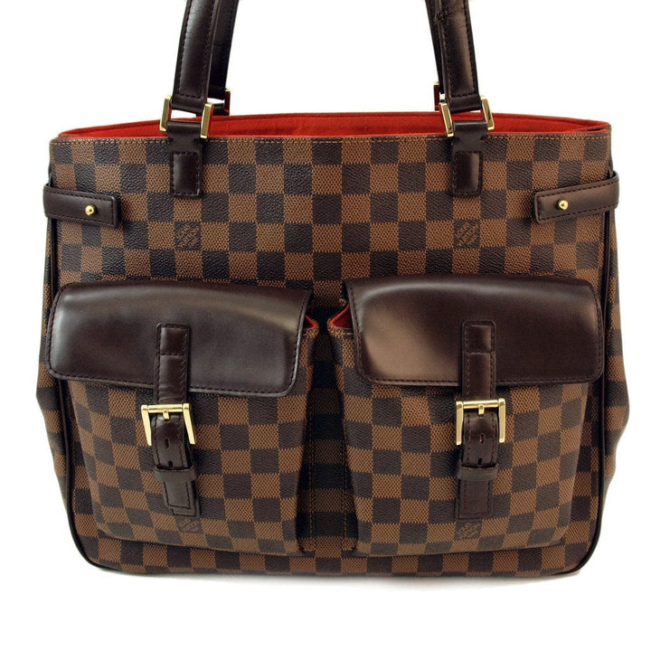 L*V Damier Canvas Uzes Large Tote Handbag (Indistinguishable)