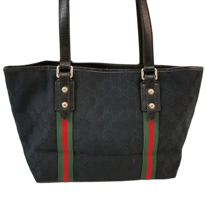 G*G Black Shopper Tote Handbag (Indistinguishable)