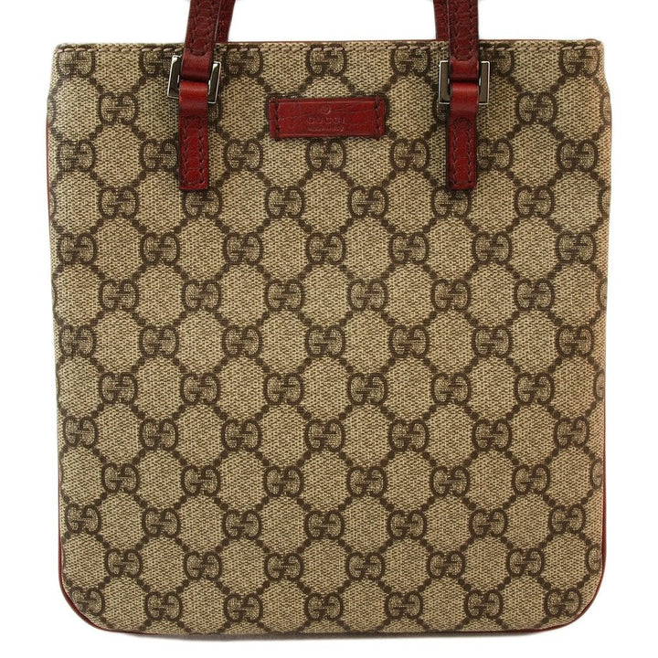 G*G Vintage Tote with Red Trim Handbag (Indistinguishable)