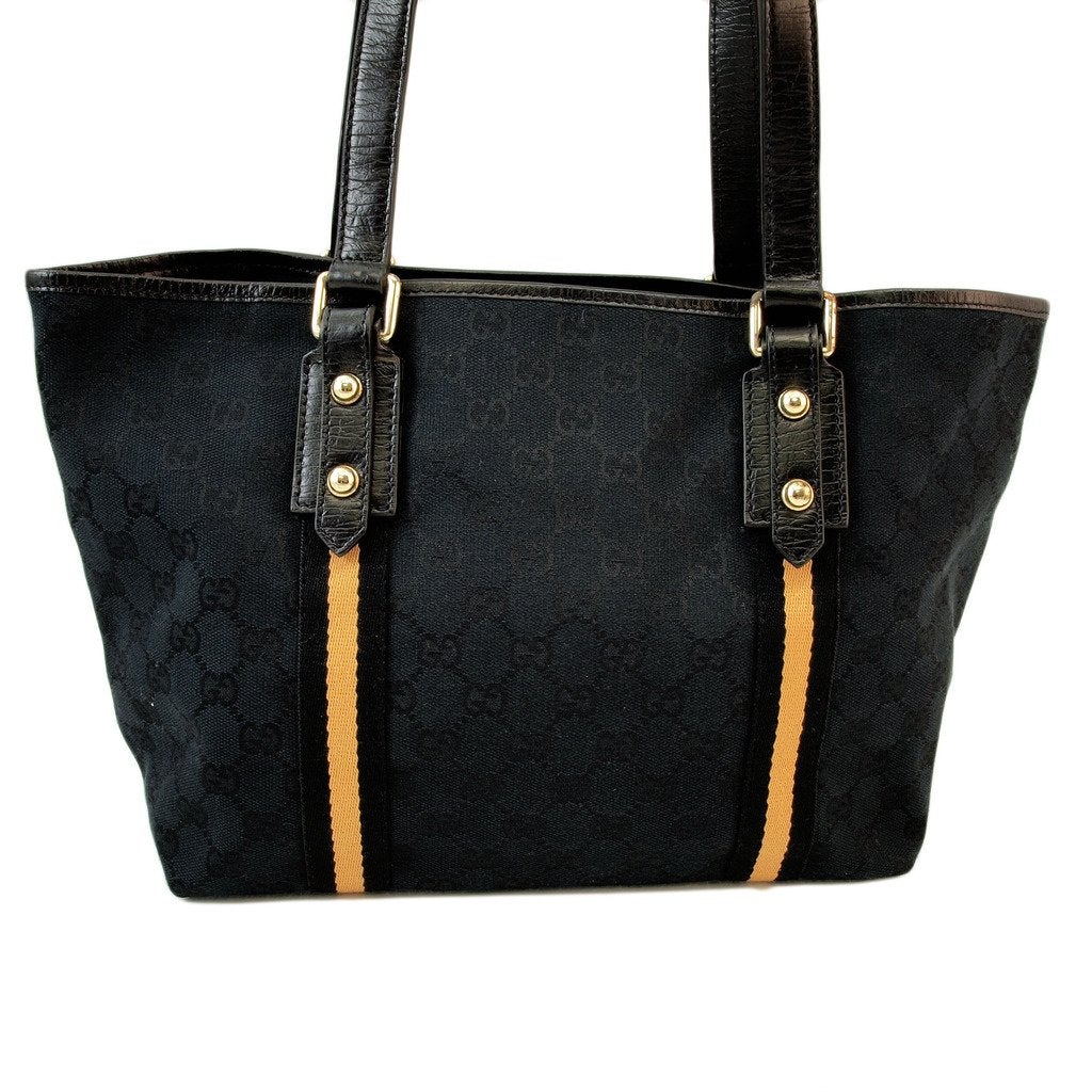 G*G Black Shopping Tote Handbag (Indistinguishable)