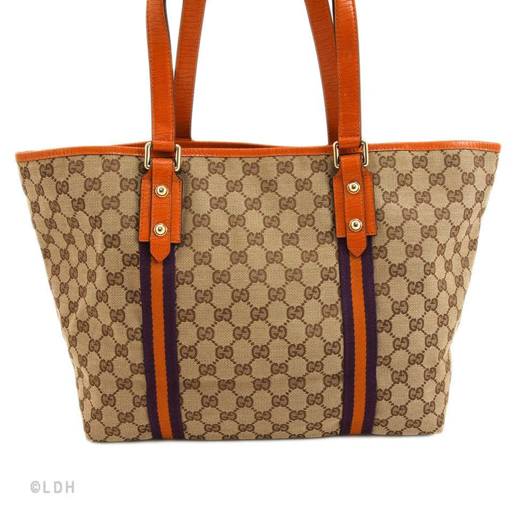 G*G Shopper Tote with Orange Charms (Indistinguishable)