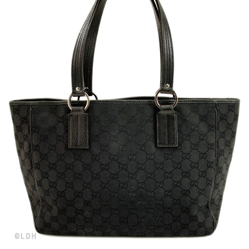G*G Black Monogram Tote (Indistinguishable)