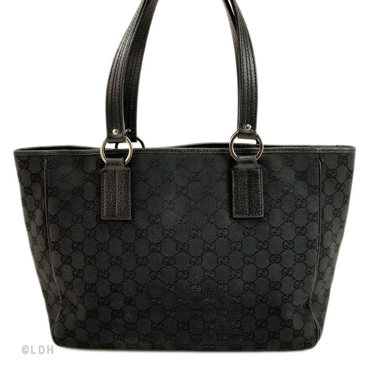G*G Black Monogram Tote (Indistinguishable)
