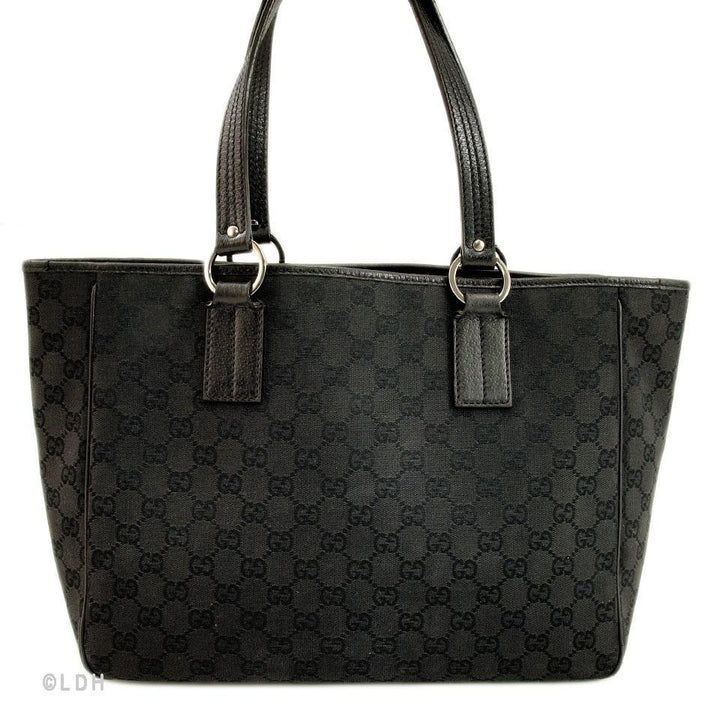 G*G Black Monogram Tote (Indistinguishable)