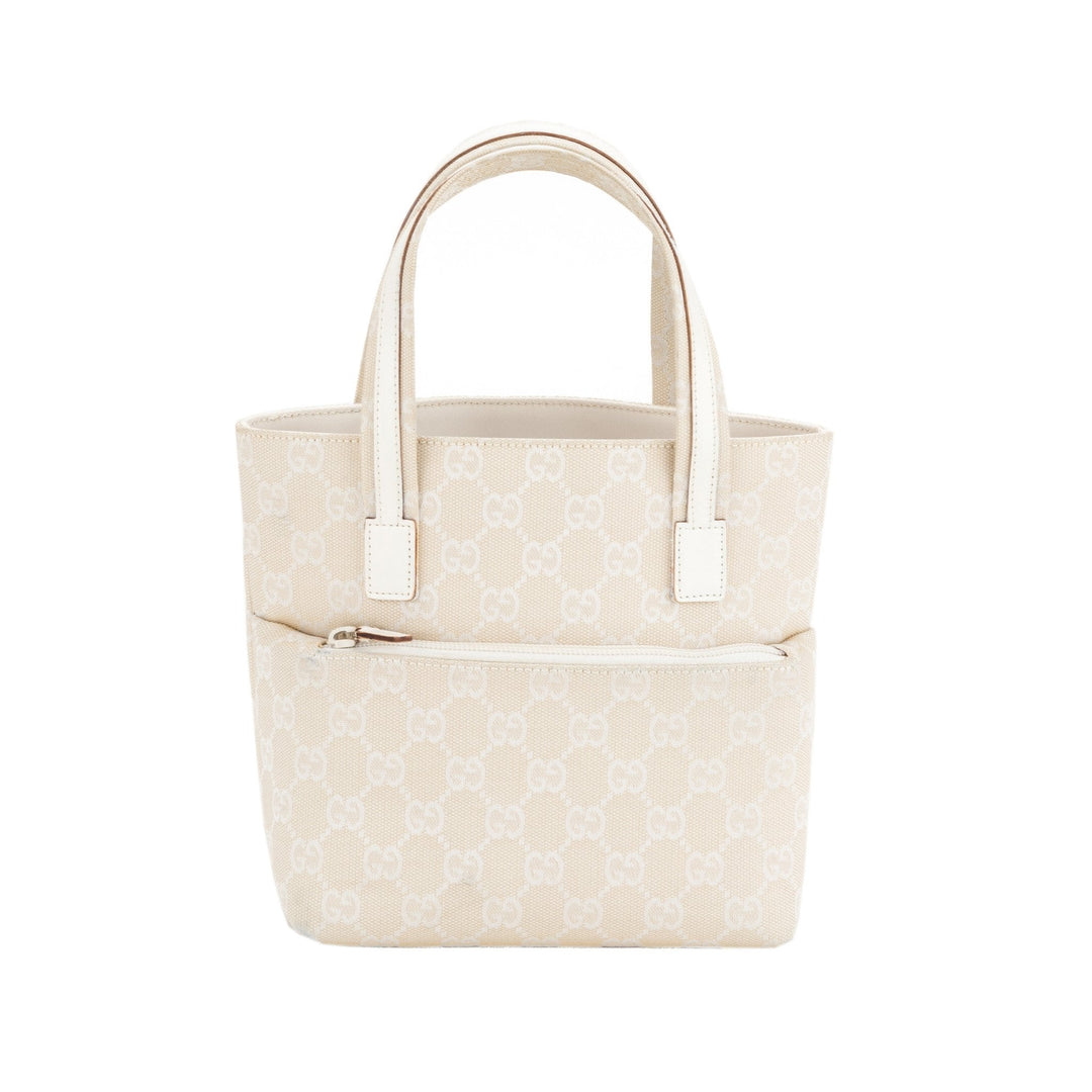 G*G Crème Monogram Shopping Tote (Indistinguishable)