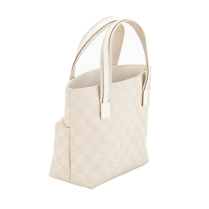 G*G Crème Monogram Shopping Tote (Indistinguishable)