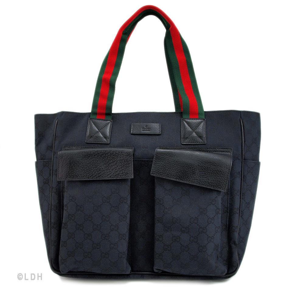 G*G Black Multi-Pockets Tote (Indistinguishable)