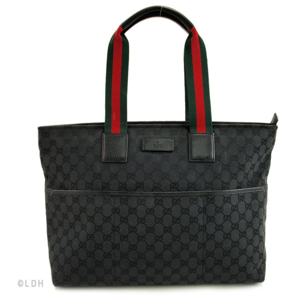 G*G Black Diaper Shopper Tote (Indistinguishable)
