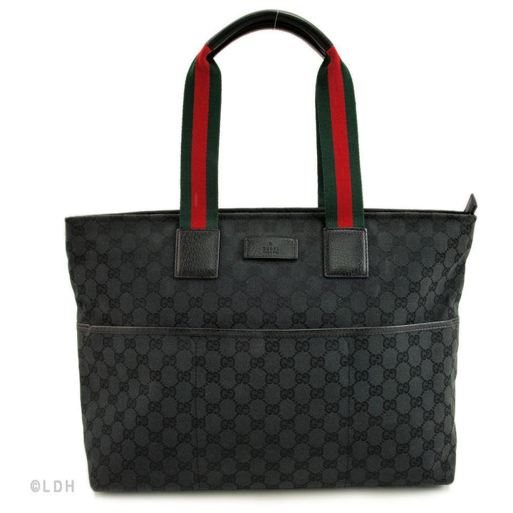 G*G Black Diaper Shopper Tote (Indistinguishable)
