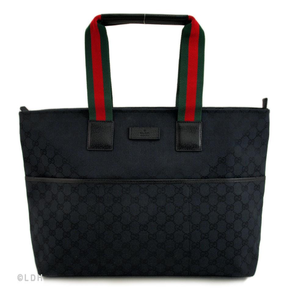 G*G Black Diaper Shopper Tote (Indistinguishable)