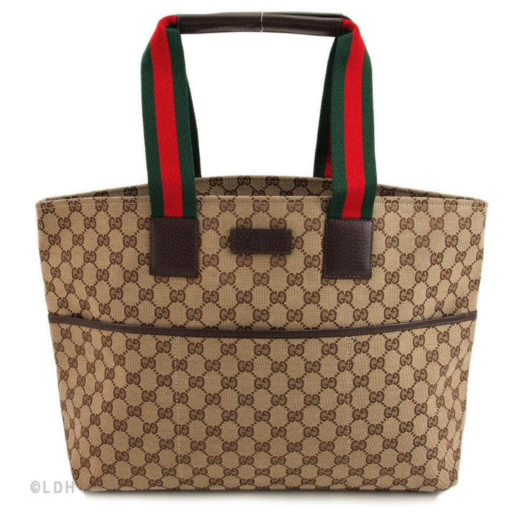 G*G Beige Diaper Shopper Tote (Indistinguishable)